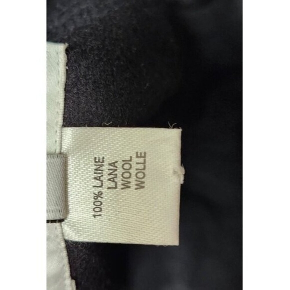 Sonia Rykiel Black Knit Hat Oversized Flower Detail Designer Women's Access T.2 - Picture 8 of 9